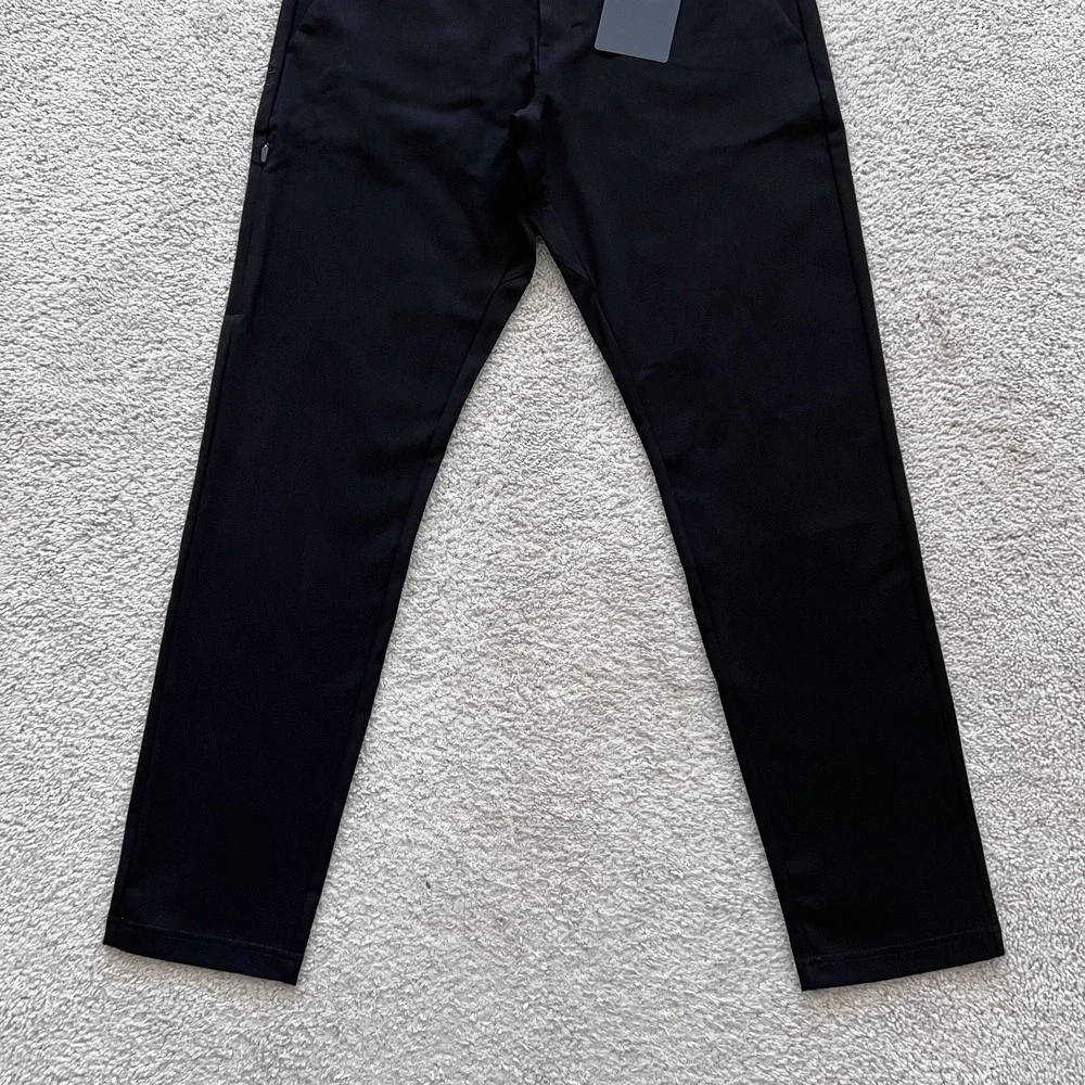 BYLT Premium Basics Everyday Pant 2.0 Pants Mens 33 Black Slim Fit Stretch Chino